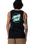The Santa Cruz Mens Partial Dot Vest in Black & Mint