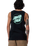 The Santa Cruz Mens Partial Dot Vest in Black & Mint