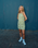 Sun Daze Mini Dress in Green Sun Daze