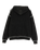 Moon Dot Reflection Hoodie in Black Acid Wash