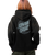 The Santa Cruz Womens Imprint Moon Dot Hoodie in Black Wash
