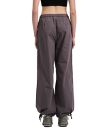 The Santa Cruz Womens Strip Parachute Trousers in Slate Grey