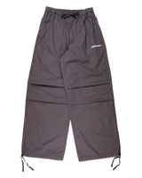 The Santa Cruz Womens Strip Parachute Trousers in Slate Grey