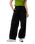 The Santa Cruz Womens Strip Parachute Trousers in Black