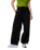 The Santa Cruz Womens Strip Parachute Trousers in Black
