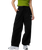 The Santa Cruz Womens Strip Parachute Trousers in Black