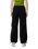 The Santa Cruz Womens Strip Parachute Trousers in Black