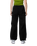 The Santa Cruz Womens Strip Parachute Trousers in Black