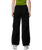 The Santa Cruz Womens Strip Parachute Trousers in Black