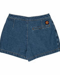 Classic Label Skort in Classic Blue