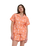 The Santa Cruz Womens Take A Trip Shirt in Apricot Trip Repeat