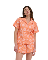 The Santa Cruz Womens Take A Trip Shirt in Apricot Trip Repeat