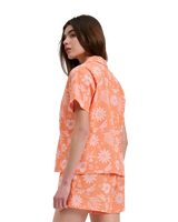 The Santa Cruz Womens Take A Trip Shirt in Apricot Trip Repeat