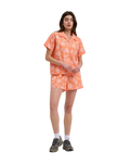 The Santa Cruz Womens Take A Trip Shirt in Apricot Trip Repeat
