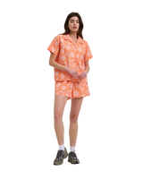 The Santa Cruz Womens Take A Trip Shirt in Apricot Trip Repeat