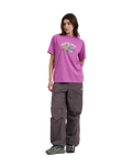 The Santa Cruz Womens Field Strip T-Shirt in Hyper Violet