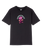 The Santa Cruz Womens Delfino Flower T-Shirt in Black