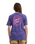 The Santa Cruz Womens Check Outline Ringed Dot T-Shirt in Future Dusk
