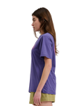 The Santa Cruz Womens Check Outline Ringed Dot T-Shirt in Future Dusk