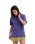 The Santa Cruz Womens Check Outline Ringed Dot T-Shirt in Future Dusk