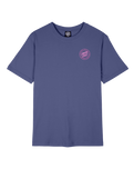 The Santa Cruz Womens Check Outline Ringed Dot T-Shirt in Future Dusk