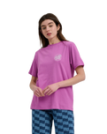 The Santa Cruz Womens Partial Dot T-Shirt in Hyper Violet