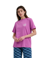 The Santa Cruz Womens Partial Dot T-Shirt in Hyper Violet