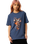 The Santa Cruz Womens Night Critter T-Shirt in Heritage Blue