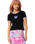 The Santa Cruz Womens Night Critter Mini T-Shirt in Black