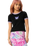 The Santa Cruz Womens Night Critter Mini T-Shirt in Black