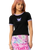 The Santa Cruz Womens Night Critter Mini T-Shirt in Black