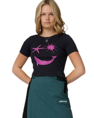 Happy Place T-Shirt in Black Wash