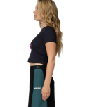 Happy Place T-Shirt in Black Wash