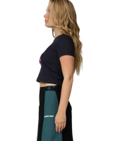 Happy Place T-Shirt in Black Wash