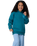 Boys Roskopp Screaming Five Hoodie in Teal