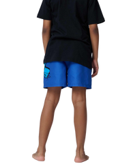 The Santa Cruz Boys Boys Screaming Hand Swimshorts in Ultramarine