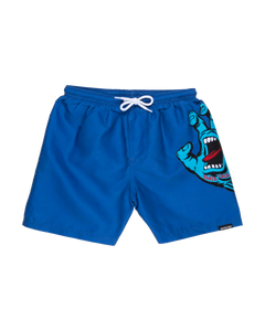 The Santa Cruz Boys Boys Screaming Hand Swimshorts in Ultramarine
