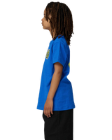 The Santa Cruz Boys Boys Rob Smasher T-Shirt in Ultramarine