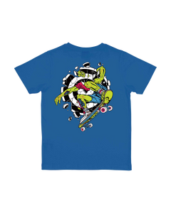 The Santa Cruz Boys Boys Rob Smasher T-Shirt in Ultramarine