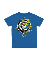 The Santa Cruz Boys Boys Rob Smasher T-Shirt in Ultramarine