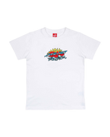 The Santa Cruz Boys Boys Salba Voodoo Pit Front T-Shirt in White
