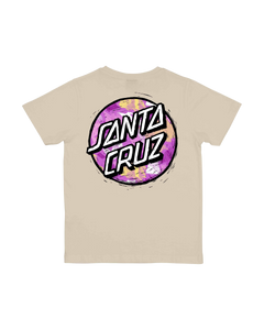 The Santa Cruz Boys Boys Stamped Opus Camo T-Shirt in Chalk