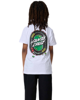 The Santa Cruz Boys Boys Pit Cruz T-Shirt in White
