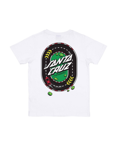 The Santa Cruz Boys Boys Pit Cruz T-Shirt in White