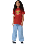 The Santa Cruz Boys Boys Classic Dot T-Shirt in Ketchup