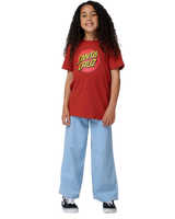 The Santa Cruz Boys Boys Classic Dot T-Shirt in Ketchup
