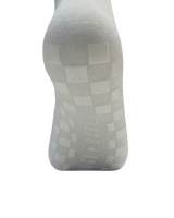 The Yogi Bare Womens Eco Bamboo Pilates Grip Socks in Navy Double Stripe