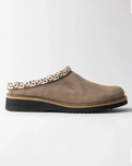 The Simple Womens Womens Original Suede Clog in Taupe