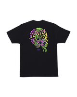 Stranger Things Demogorgon Dot T-Shirt in Black