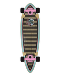 The Santa Cruz Wave Dot Splice Pintail 9.2" Skateboard in Red